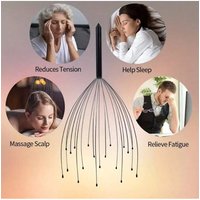 1pc Ergonomic Head Scratcher With Soft Cushioned Tips, Deep Relaxation, Pressure And Comfort Scalp Treatment