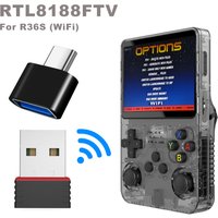 BOYHOM R36S WiFi Upgrade Kit RTL8188FTV USB Dongle & Type-C OTG Adapter for R36H R36S Ultra R36 Plus Retro Console 2026