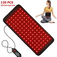 Red Infrared Light Therapy Pad LED Beauty Devices for Face and Body Back Knee Hands Feet Relief Portable 660nm 850nm Heat Pad