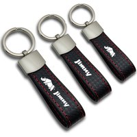 PU Leather Car Keychain Chain Key Rings Car Accessories For Suzuki Rhino JIMNY JA11 JB31 JB33 JB43 JB23 JB64 JB74