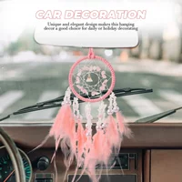 Feathers Mini Dream Catcher Wall Hangings Car Pendants Window Decor Handmade Home Decorations For Girls Holiday Gifts