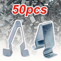 Car Door Strip Lining Metal Fastener V Type Clips for Car Trunk Tailgate Retainer Clips Metal