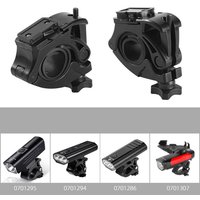 AliExpress NONE Bracket Bike Light Bracket 1Pcs ABS Bicycle Lamp Stand Black Element For Cycling Four Kinds Of Headlight Replacement Support