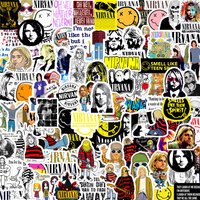 125Pcs Nirvana Band Season 3 Rock Mini Stickers DIY Decor For Phone Notebook Diary Sticker Story Store