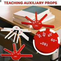 Geometric Angle Demonstration Tool Set Practical Math Teaching Aids School Classroom Learning Measuring Supplies Geometry Tool