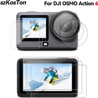 9H Tempered Glass for DJI Osmo ACTION 6 HD Ultra-Clear Camera Lens Screen Protector Film for DJI ACTION 6 Accessories Set