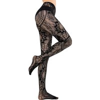 2024 new fashion girls fishnet stockings sexy tattoo lace stockings jacquard lace hollow pantyhose