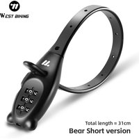 AliExpress WEST BIKING Bicycle Lock Stainless Steel Bicycle Cable Lock 3 Digits Combination Cable Tie Lock Road MTB Bike Accessories