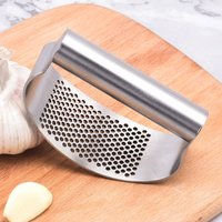 1PC Upgrade Garlic Squeezing Machine Manual Garlic Ginger Crusher Garlic Chop Tool Kitchen Small Tool Garlic Masher