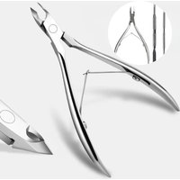 3Pcs/set Professional Stainless Steel Nail Cutter Scissor Nippers Muti-Function Cuticle Pusher Remover Nail Care Manicure Kits