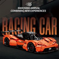IN STOCK Reobrix 11011 MOC Technical GTR Sports Car Building Blocks Bricks Assembling Model Toys for Christmas Gift Set