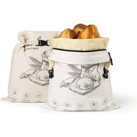 Snap-on zipper beeswax bread bag reusable food-grade sandwich beeswax bread bag