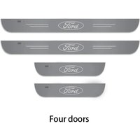 For Ford Mondeo Focus Raptor Puma Edge Explorer Ecosport Ranger Fiesta Kuga Car LED Wireless Welcome Pedal Light Door Sill Light
