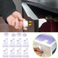 vvocci Baby Safety Lock Children Protection Magnetic Child Lock Drawer Latch Cabinet Door Lock Limiter Children Security Locks
