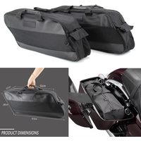 Motorcycle Saddle Bag Luggage Rack Liner Saddlebag For Harl-ey Touring Road King Electra Street Glide Ultra Tour FLTR FLHX 93-18