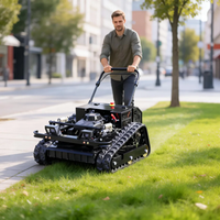 Customized 550mm Cutting Width Remote Control Lawn Mower - Factory Direct Zero Turn Cost-effective Machine