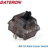 Gateron INK V2 Switches Linear Black Switch 5pin Hot Swap DIY For MX Switch Gaming Mechanical Keyboard image 3