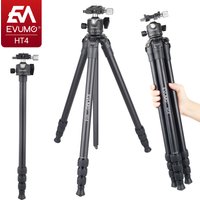 EVUMO 65'' Tripod for Camera Portable Compact Aluminum Monopod Phone Stand Load 15kg HT4 with 36mm Panoramic Ball Head
