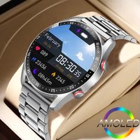 Ekg + PPG Bluetooth zadzwoń inteligentny zegarek mężczyźni Laser zdrowie ciśnienie krwi Fitnes zegarki sportowe człowiek sport wodoodporny Smartwatch + Box