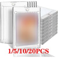 Magnetic Card Holders for Trading Cards Hard Case Protector Acrylic Transparent Protective Sleeve for Game Baseball Sports Cards