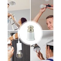 E27 to B22 lamp socket convert adapter Light Bulb Adapter Socket Converter Bulb Base Adapter for Ceiling Fans Light Holder