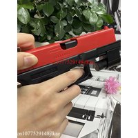 Children's G17 Toy Gun 6mm Soft Bullet Manually Loaded Shooting Game Target Boy Toy Hand Grab
