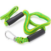 Dock Line Elastic Stretchable Shock‑Absorbing Boat Rope with D‑Shape Buckle for Dock Boat Kayak Mooring