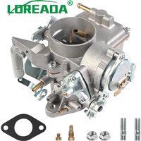 Electric Choke 34 Pict-3 Carburetor W/Gasket For VW Beetle Bug Bus Thing Karmann Ghia Squareback Transporter Dual Port 12V 1.6L