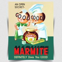 SIGN METAL WALL PLAQUE MARMITE Vintage Retro poster art print kitsch picture bar-Aluminum
