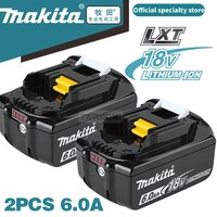 100% Original Echte Makita 6Ah Brandneue 18V Batterie für MAKITA Werkzeug BL1830B BL1850B BL1850 BL1840 BL1860 BL1815 Werkzeug DTW700