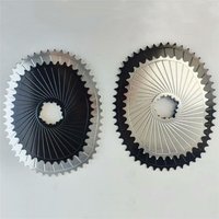 Bicycle oval chain ring 42t 52t for gxp crank MTB road bike bmx polished sprocket oval 8-12speed