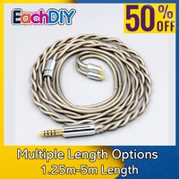 7n Litz OCC Type6 756 Core Silver Plated Hifi Earphone Cable For AKG N5005 N30 N40 MMCX LN007850