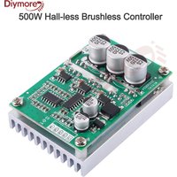 DC 12 To 36V 500W 15A Brushless Hall Free Motor Driver Board Motor Foward Reverse Speed Controller Control Switch Module