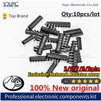 10pcs 5pin 6pin 7pin 8pin 9pin A Exclusion Network Resistor array 100 220 330 470 510 680 1K 1.2K 2K 2.2K 3.3K 4.7K 10K 100K ohm