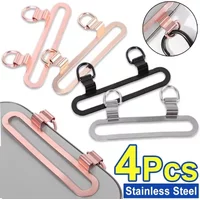 New Ultra Thin Metal Phone Lanyard Gasket Patch Stainless Steel Sturdy Hanging Cord Clips Accessories Cellphone Safety Connecter