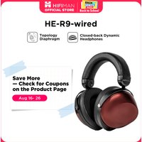 HIFIMAN HE-R9 Dynamic Closed-Back Over-Ear Headphones with Topology Diaphragm-Wired Version