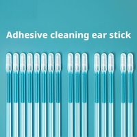 24Pcs Stickable Sticky Ear Stick Ear Cleanser Soft Silicone Removal Tool Reusable Ear Cleaner Disposable Adhesive Earpick