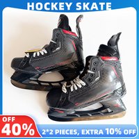 Heat Moldable Ice Hockey Skates Carbon Fiber Curv Composite Custom Fit Lightweight Pro Steel Blade Men Women