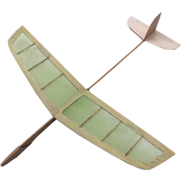 1Set Hand Thrown Airplane Model kit Film-covered Lightweight Wooden Wingspan 365mm Length 410mm Assembled Glider Aircraft DIY
