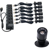 MINI Led Usb 5V Spot Light Draagbare Mini Spots Wijn Kast Keuken Sieraden Showcase Lamp Verlichting Kit Met Schakelaar 1W 3W
