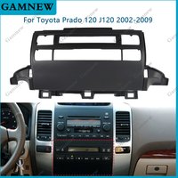 Car Frame Panel Fascia For Toyota Land Cruiser Prado (120) 2002-2009 Radio DVD Stereo Panel Dash Mounting Installation Trim Kit