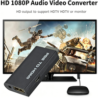 1080P High Definition PS2 to HDTV Adapters HD 1080P Audio Video Converter with 3.5mm Audio Output Support 480i/480p/576i Modes