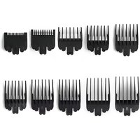10Pcs Professional Hair Clipper Limit Guide Comb Trimmer Guards Attachment 1.5-25mm Universal Haircut Tool Clipper Limit Combs