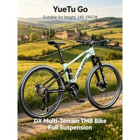 Soft Tail Mountain Bike Variable Speed Full Suspension Downhill Multi-terrain Off-road MTB Bicycle 27.5/29 Inches 24/27/30 Speed