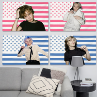 Singer N-Nettspend Flag Suitable For Birthday Parties Living Room Bedroom And Outdoor Camping Decorations