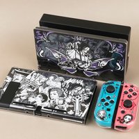 NANA Clear Protective Case compatible with Nintendo Switch or Switch OLED - Detachable Hard Shell with Anime Styling