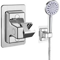Supporto Per Soffione Doccia Supporto Per Doccia a Parete Regolabile Soffione Doccia Autoadesivo Staffa Portatile Accessori Per