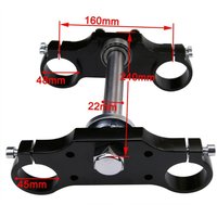 TDPRO Handlebar triple clamp Bar Riser 22mm 45/48 240L Front Fork 22mm handlebar for Apollo dirt pit bike Thumpstar SSR