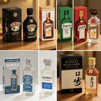 Micro Particle Building Blocks Set Famous Liquor Bottle Model,DIY Assembly Bricks Toy Home Bar Decoration Craft Brithday Gifts