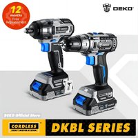 DEKO 20 V DKBL20DU3 Bürstenloser Akku-Bohrschrauber Combo Kit Mini-Elektroschrauber 2-Gang-Elektrowerkzeuge für die Holzbearbeitung